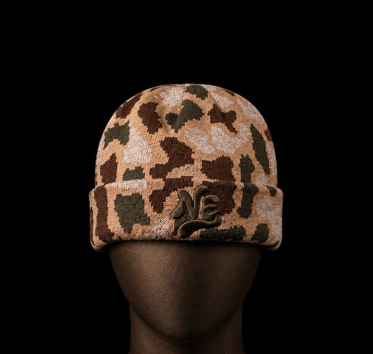 NE Cammo Beanie - Dark (Limited Edition)